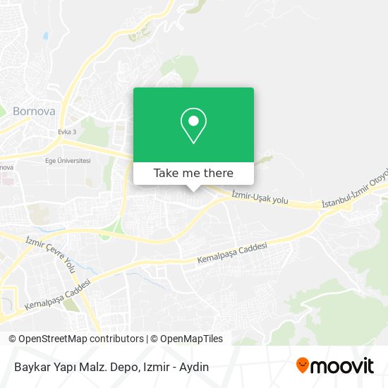 Baykar Yapı Malz. Depo map