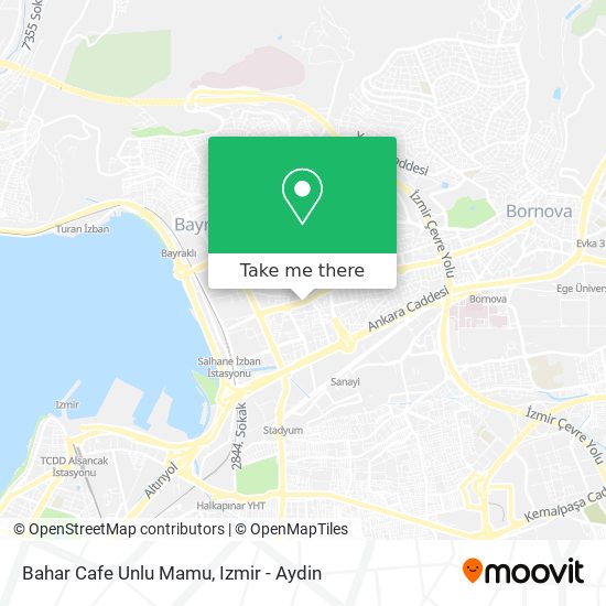 Bahar Cafe Unlu Mamu map