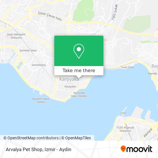 Arvalya Pet Shop map