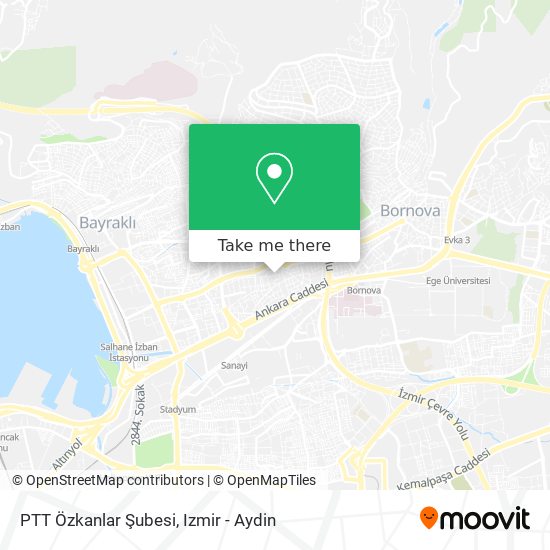 PTT Özkanlar Şubesi map