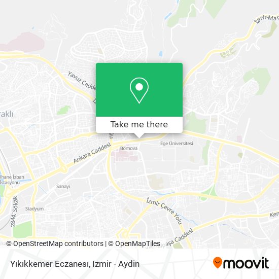 Yıkıkkemer Eczanesı map