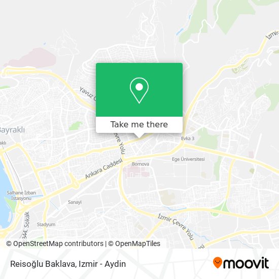 Reisoğlu Baklava map