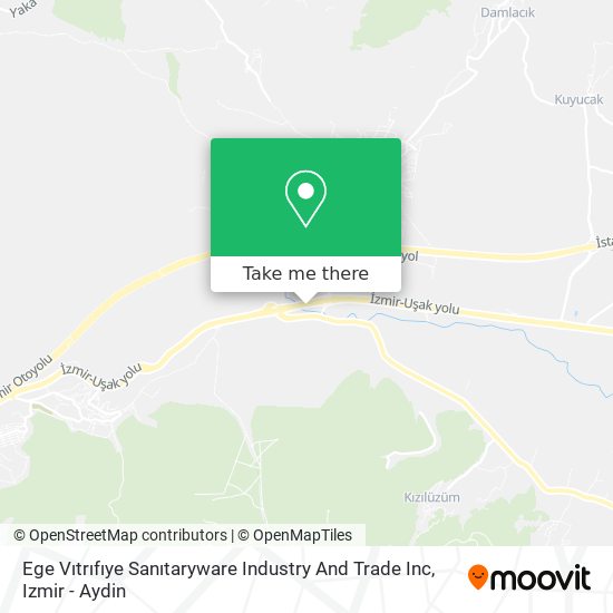 Ege Vıtrıfıye Sanıtaryware Industry And Trade Inc map