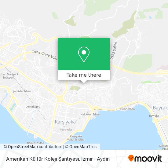 Amerikan Kültür Koleji Şantiyesi map