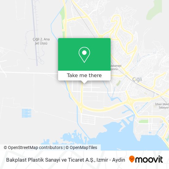 Bakplast Plastik Sanayi ve Ticaret A.Ş. map