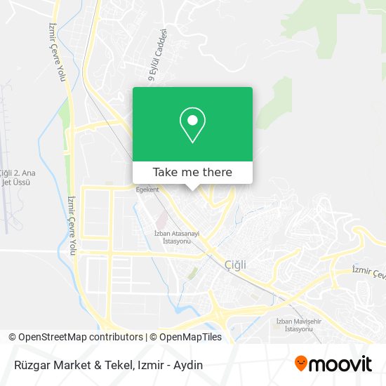 Rüzgar Market & Tekel map