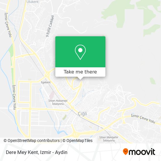 Dere Mey Kent map