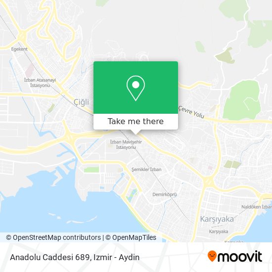 Anadolu Caddesi 689 map