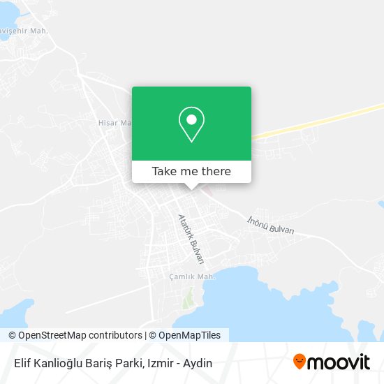 Elif Kanlioğlu Bariş Parki map