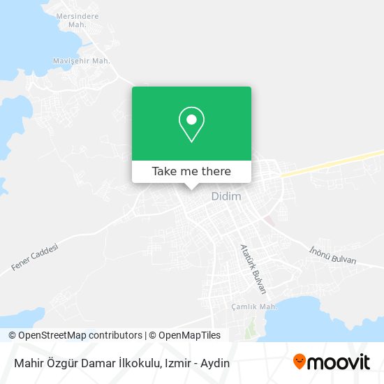 Mahir Özgür Damar İlkokulu map