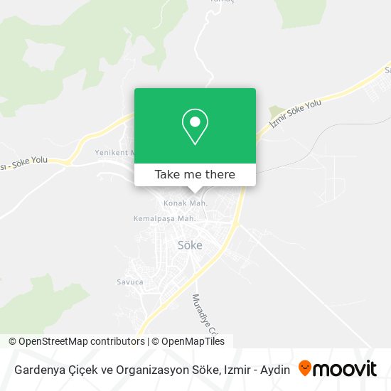 Gardenya Çiçek ve Organizasyon Söke map