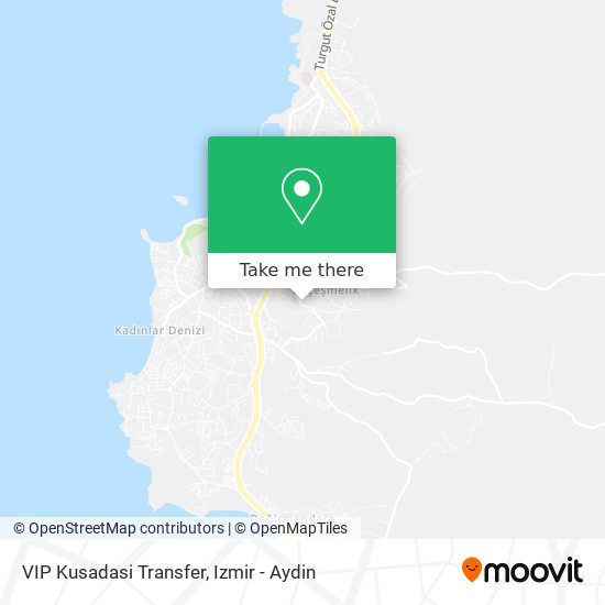 VIP Kusadasi Transfer map
