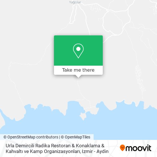 Urla Demircili Radika Restoran & Konaklama & Kahvaltı ve Kamp Organizasyonları map