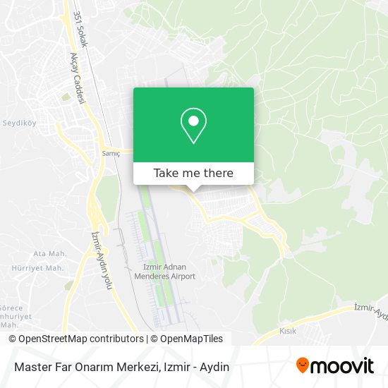 Master Far Onarım Merkezi map