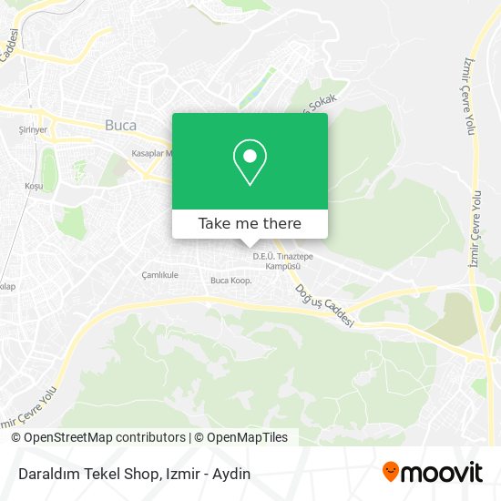 Daraldım Tekel Shop map