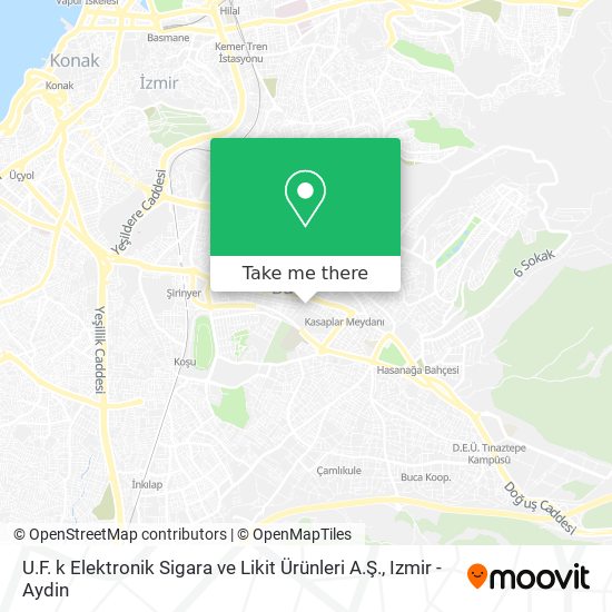 U.F. k Elektronik Sigara ve Likit Ürünleri A.Ş. map