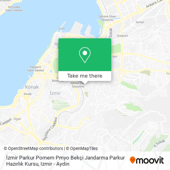 İzmir Parkur Pomem Pmyo Bekçi Jandarma Parkur Hazırlık Kursu map