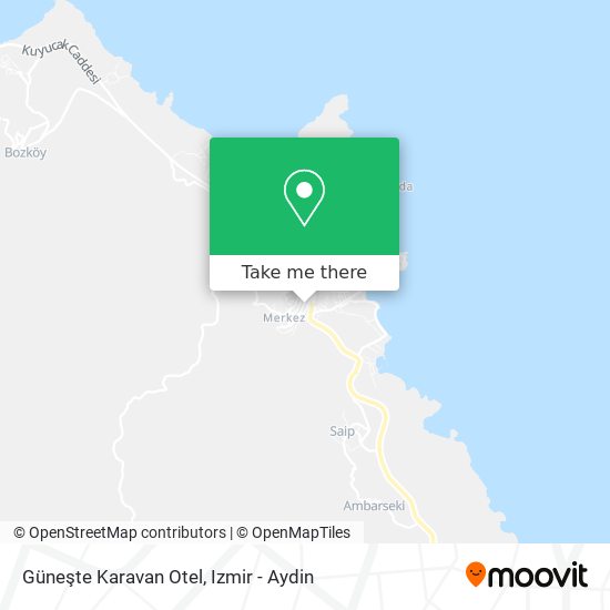 Güneşte Karavan Otel map