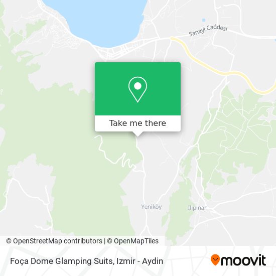 Foça Dome Glamping Suits map