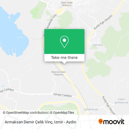 Armaksan Demir Çelik Vinç map