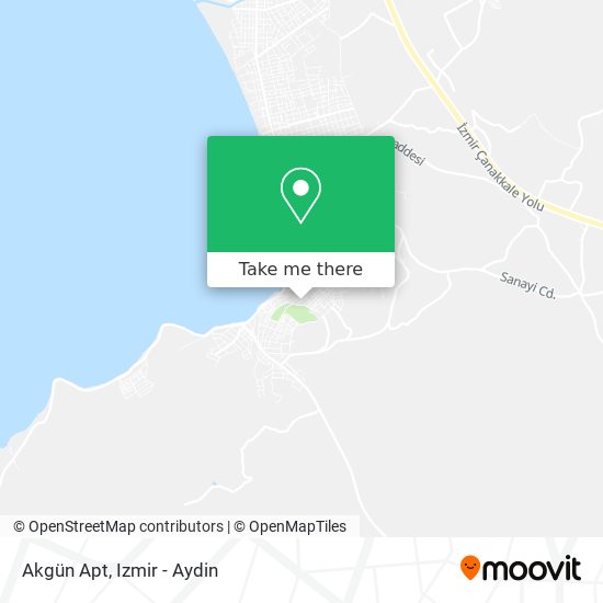 Akgün Apt map