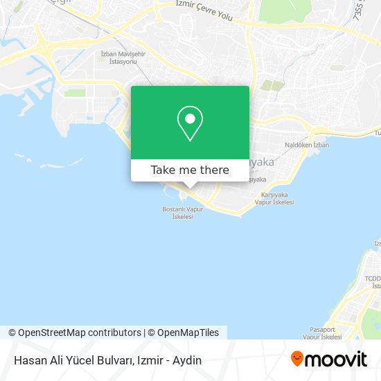 Hasan Ali Yücel Bulvarı map