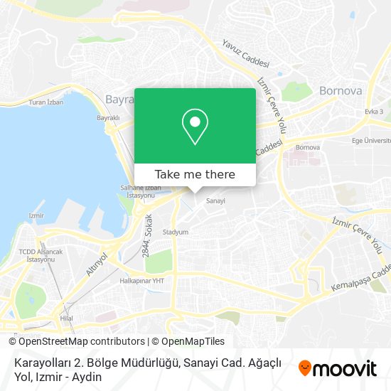 Karayolları 2. Bölge Müdürlüğü, Sanayi Cad. Ağaçlı Yol map