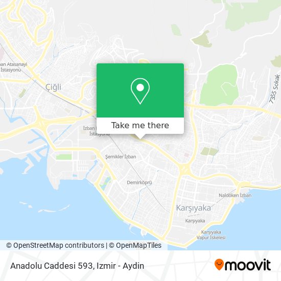 Anadolu Caddesi 593 map