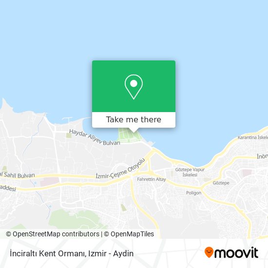 İnciraltı Kent Ormanı map