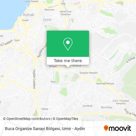 Buca Organize Sanayi Bölgesi map