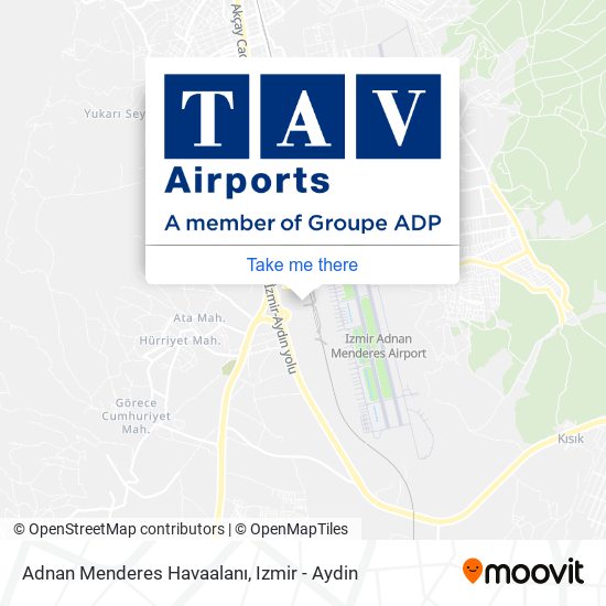 Adnan Menderes Havaalanı map