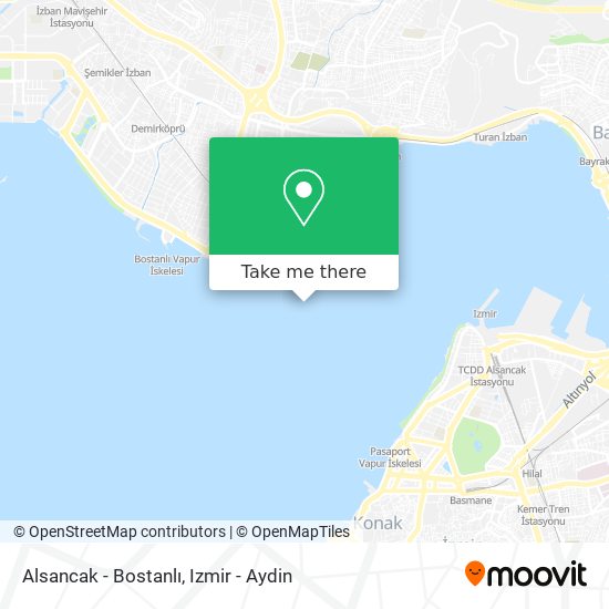 Alsancak - Bostanlı map