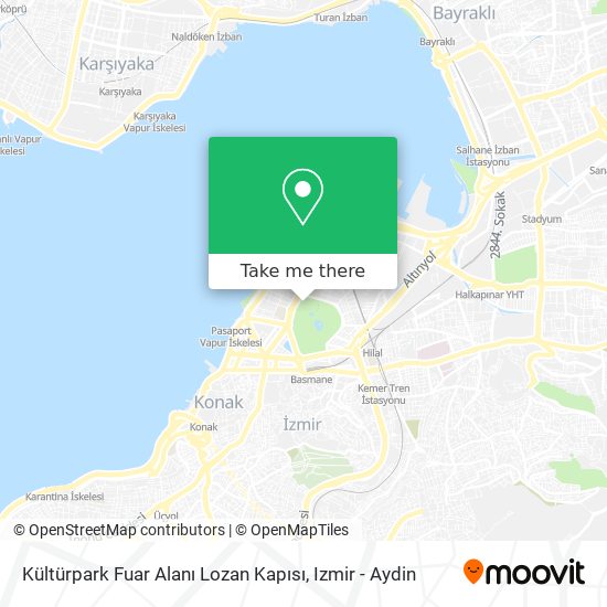 Kültürpark Fuar Alanı Lozan Kapısı map