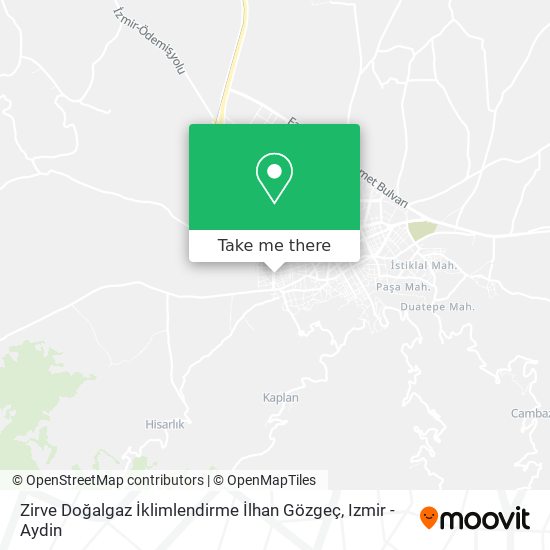 Zirve Doğalgaz İklimlendirme İlhan Gözgeç map