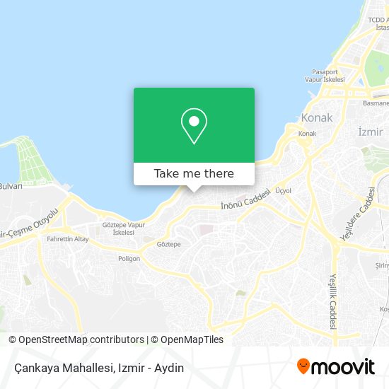 Çankaya Mahallesi map