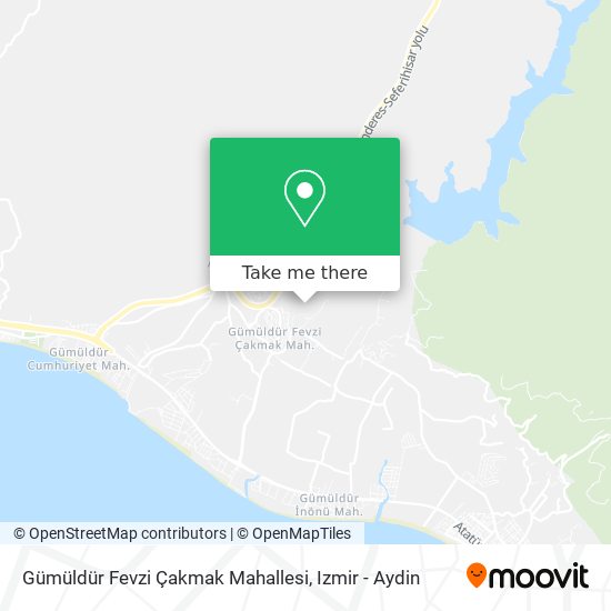 Gümüldür Fevzi Çakmak Mahallesi map