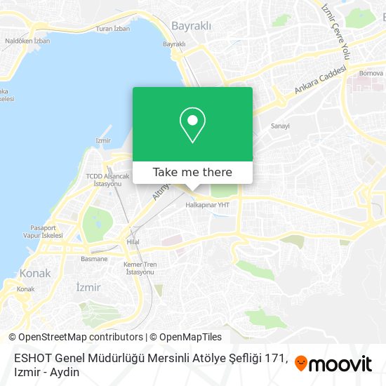 ESHOT Genel Müdürlüğü Mersinli Atölye Şefliği 171 map