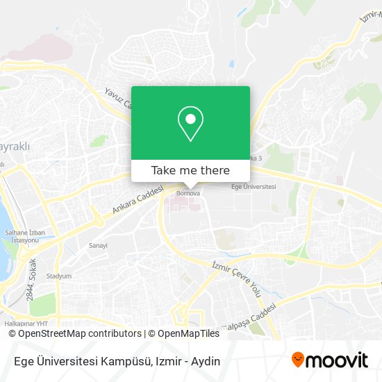 Ege Üniversitesi Kampüsü map