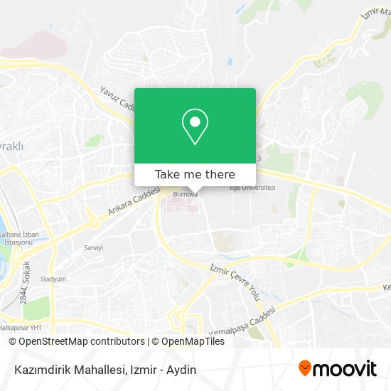 Kazımdirik Mahallesi map