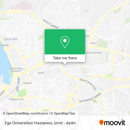 Ege Üniversitesi Hastanesi map