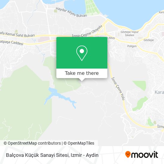 Balçova Küçük Sanayi Sitesi map