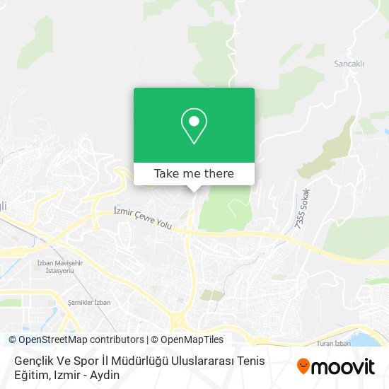 Gençlik Ve Spor İl Müdürlüğü Uluslararası Tenis Eğitim map