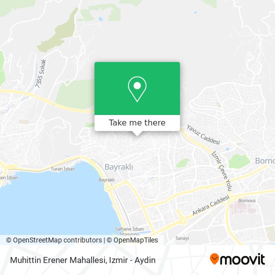 Muhittin Erener Mahallesi map