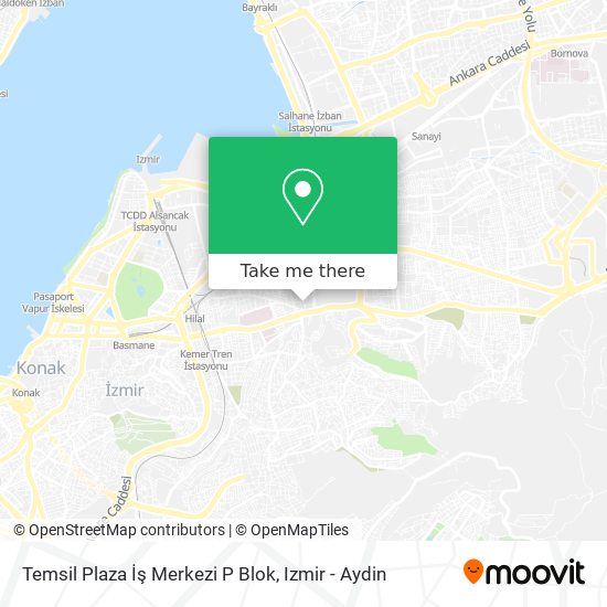 Temsil Plaza İş Merkezi P Blok map