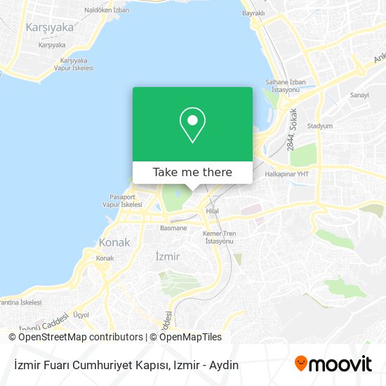 İzmir Fuarı Cumhuriyet Kapısı map