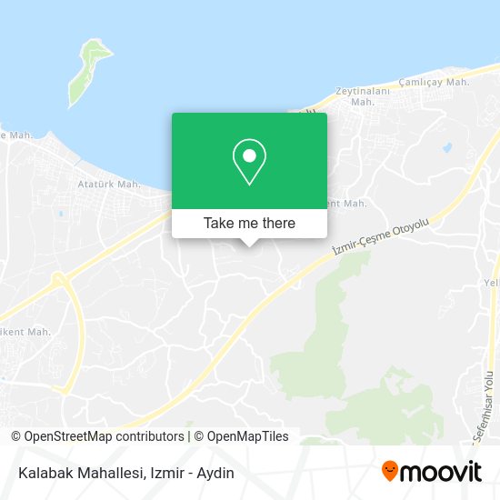 Kalabak Mahallesi map