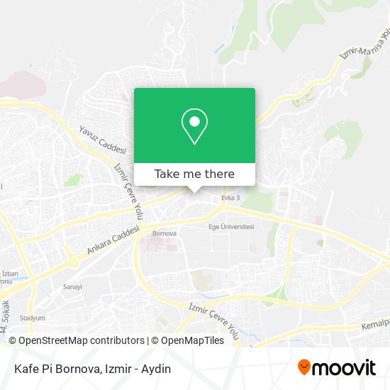 Kafe Pi Bornova map