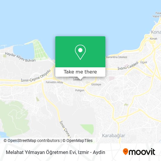 Melahat Yılmayan Öğretmen Evi map