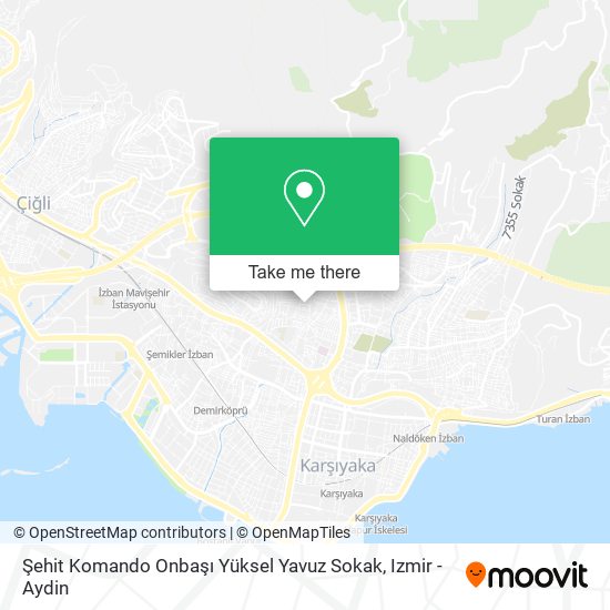 Şehit Komando Onbaşı Yüksel Yavuz Sokak map