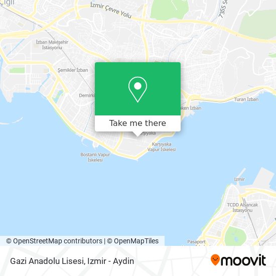 Gazi Anadolu Lisesi map